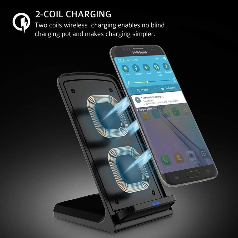 Wireless Fast Charger Charging Pad Stand Dock